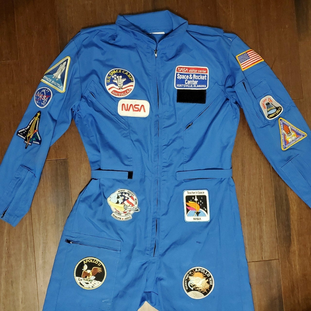NASA blue flight suit jumpsuit for Astronauts